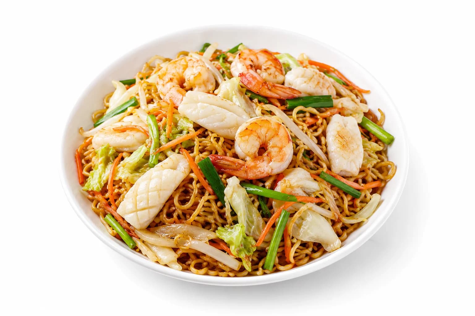 Фото: Ми Сао с морепродуктами (Mì Xào Hải Sản)